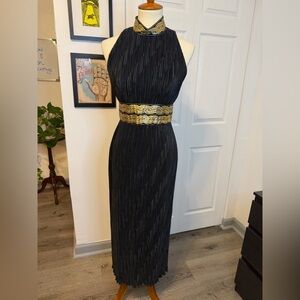 Vintage Grecian Ricki Lang for Nuit Saks Fifth Avenue Dress